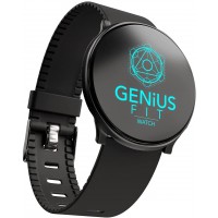 Genius Fit Watch, smart watch with blood pressure, heart rate and body temperature monitor, waterproof, compatible with Fitness tracker apps on android and iOS, with multi sport and sleep quality mode