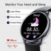 Stiive Smart Watch, 1.28 Inch Full Touch Screen Smartwatch for Men Women, Heart Rate &amp; Sleep Monitor, Pedometer IP68 Waterproof Fitness Watch for Android &amp; iOS Phones-Pink